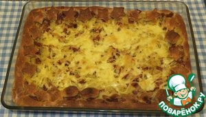Ossetian pie with potatoes