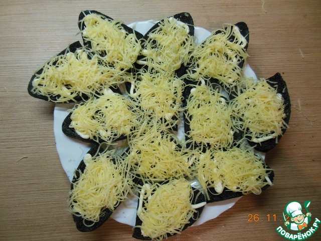 Гренки с сыром и чесноком