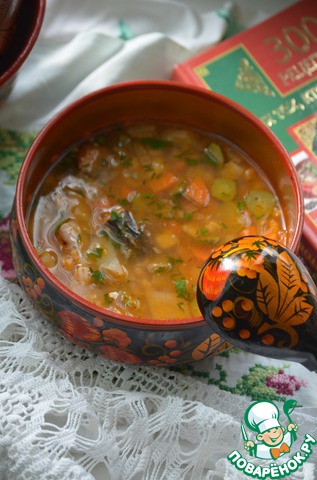 Pickle with canned fish