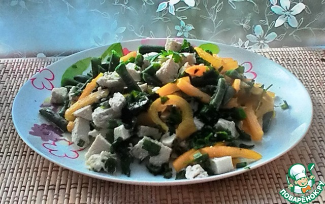 Салат из стручковой фасоли 