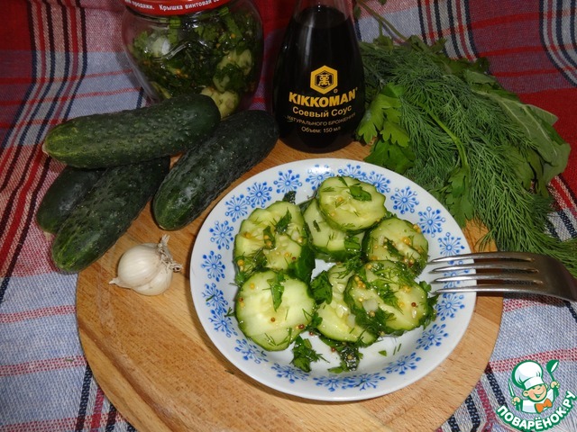 Быстрые малосольные огурцы