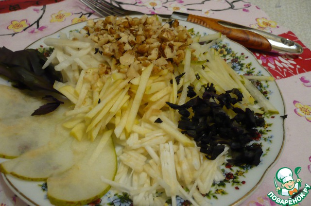 Салат с топинамбуром и сельдереем