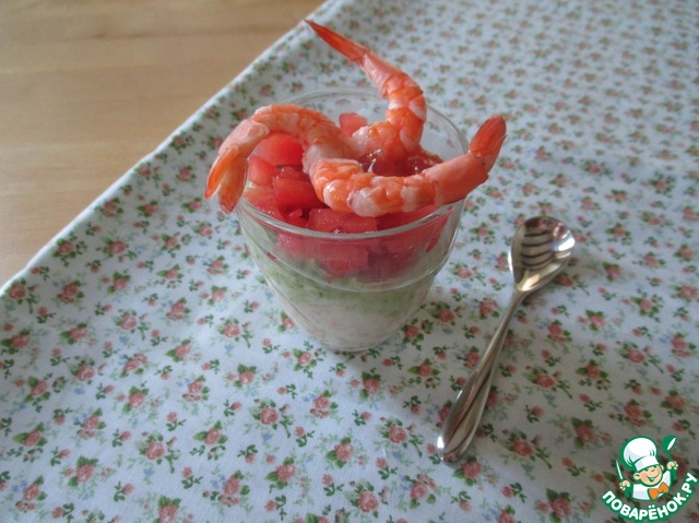 Веррин с тунцом и креветками