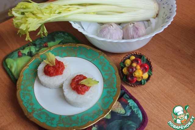 Помидорное варенье с гарниром