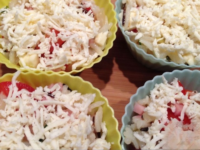 Закусочные маффины с рисом