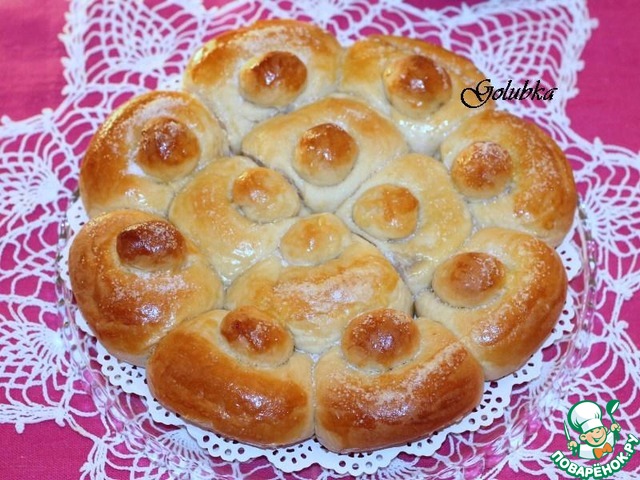 Cottage cheese pie with condensed milk