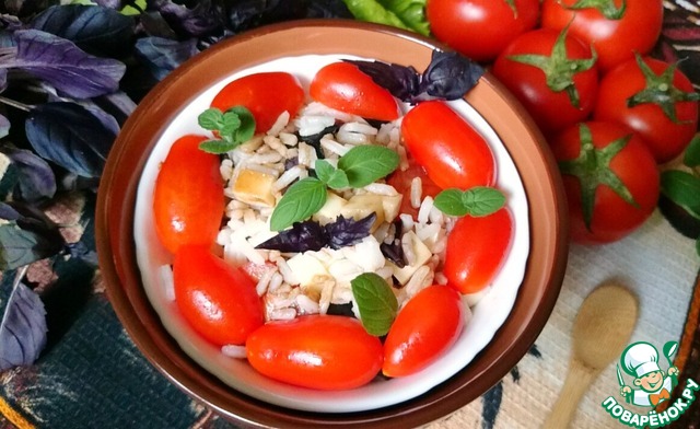 Салат с рисом по мотивам 