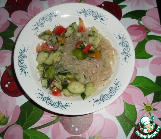 Салат из фунчозы 