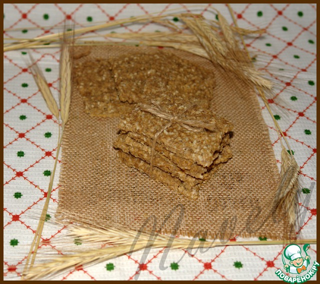 Bread from spelt flour with bran