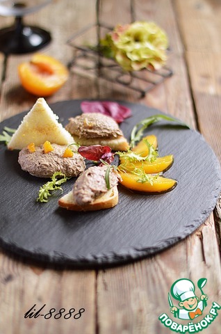 The chicken liver pate