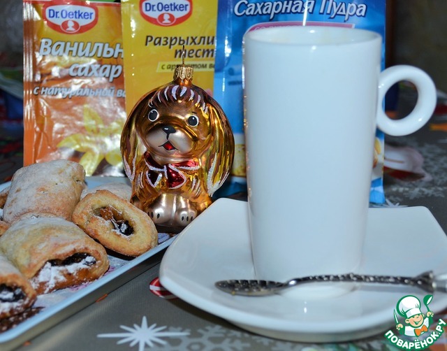 Cottage cheese-vanilla cookie 