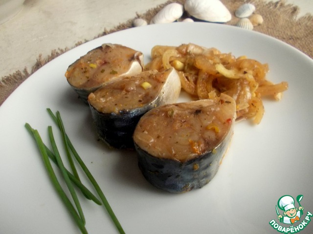 Скумбрия в цитрусовом маринаде