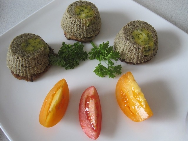 Суфле с печенью и творогом