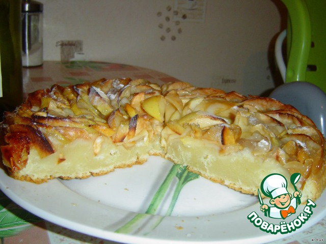 Apple pie with Antonovka