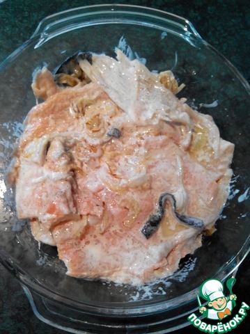 Хребты семги запеченые