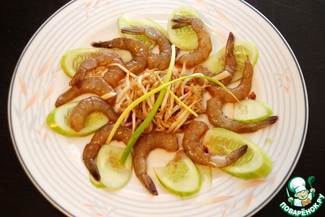 Креветки маринованные по-тайски