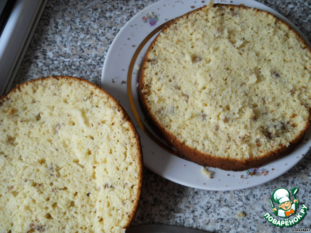 Cake with condensed milk