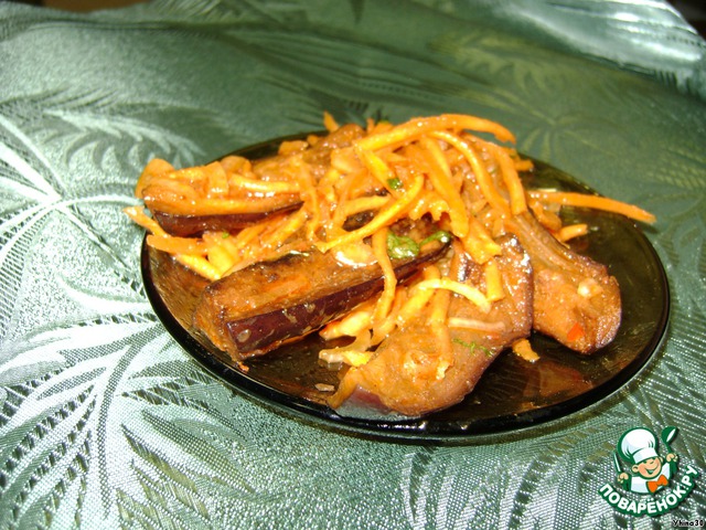Салат из морковки и баклажан