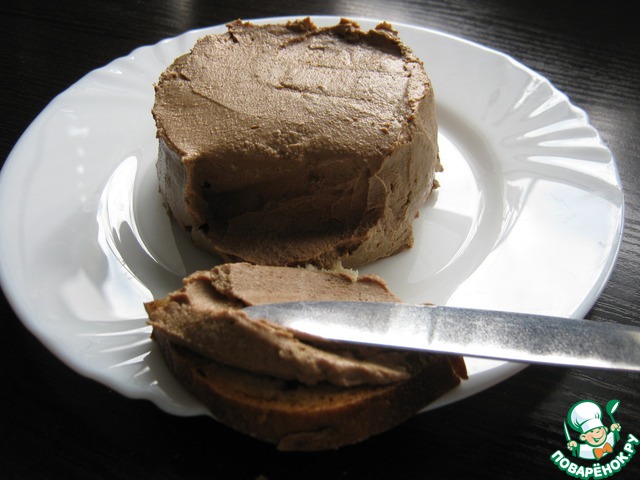 The chicken liver pate