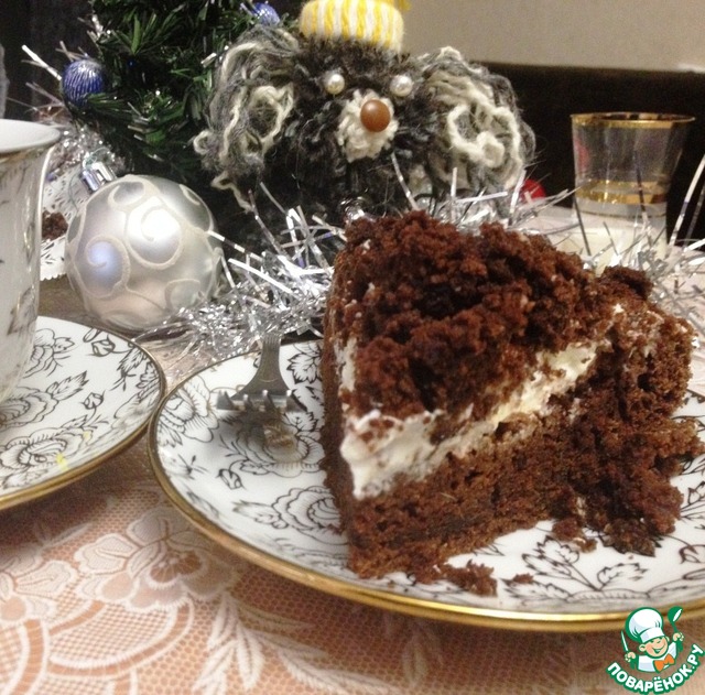 Coffee-chocolate cake 