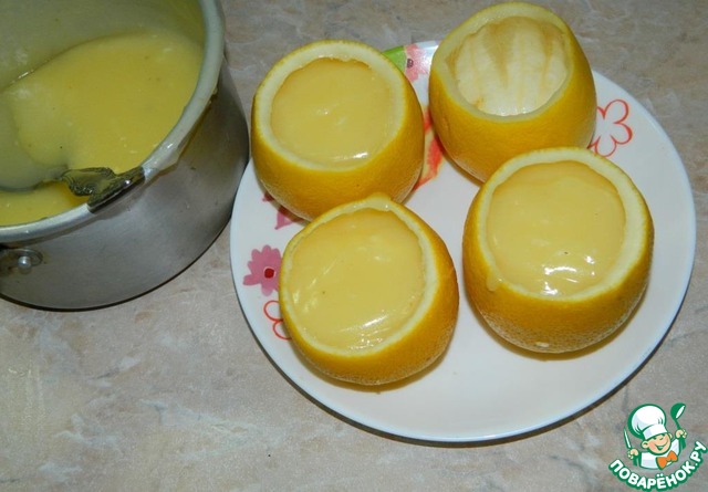 Lemon pudding lemon