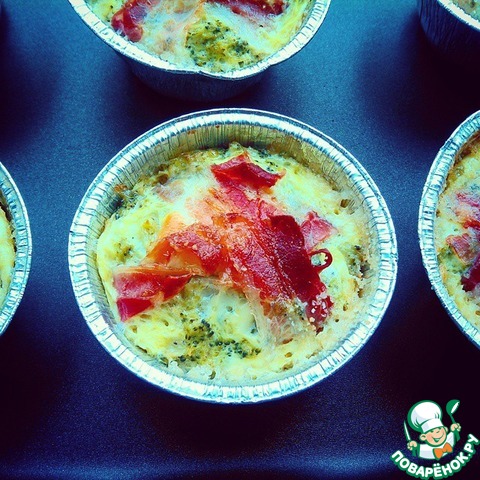 Пудинг из брокколи