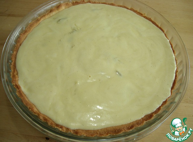 Tart with rhubarb a La 