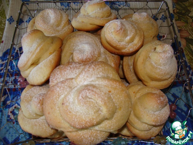 Cottage cheese and orange cookies 