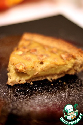 Walnut-pumpkin tart