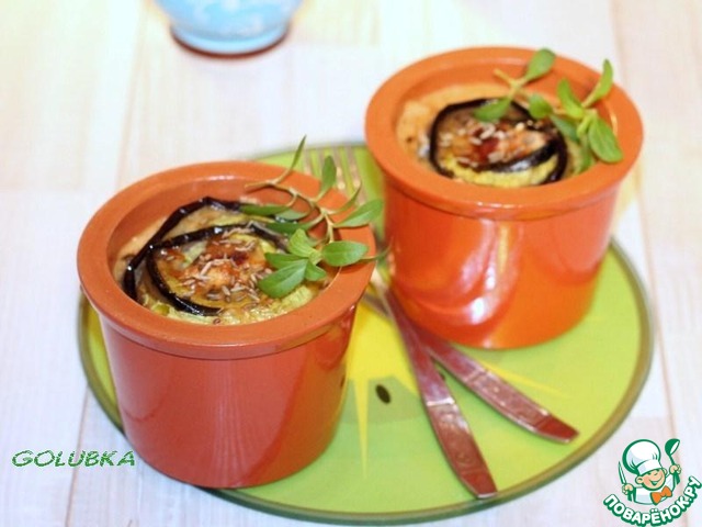 Овощи с курицей в пряной заливке