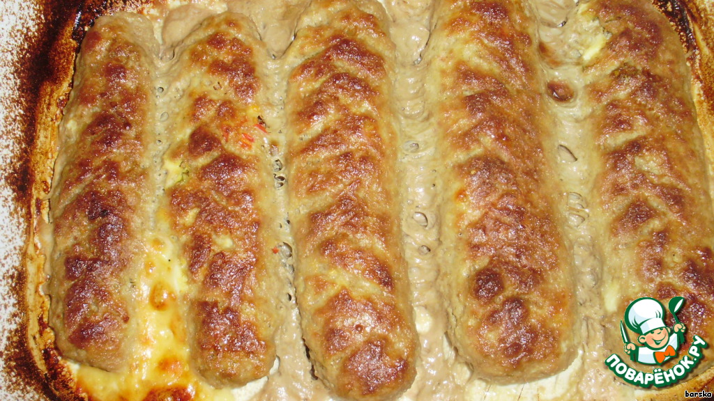 Rolls of minced meat 