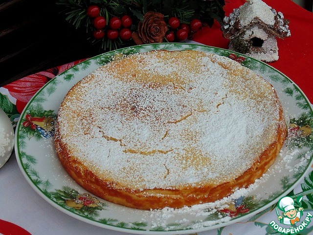 Italian manna on the ricotta
