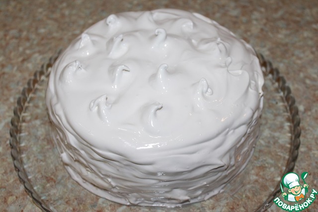 Poppy lemon cake with curd cream