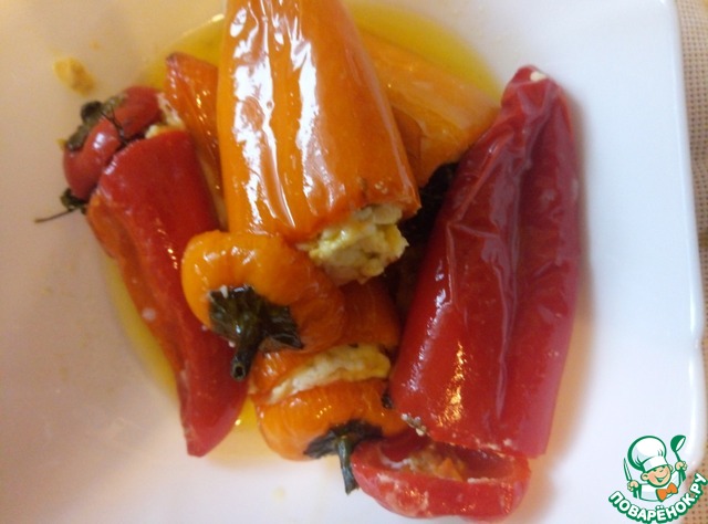 Appetizer with feta cheese 