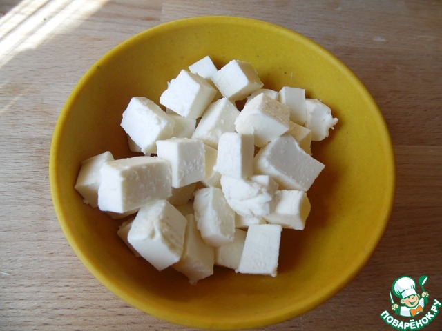 Брускетта с тыквой и перцем