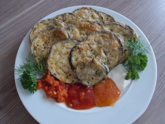 The eggplant tempura