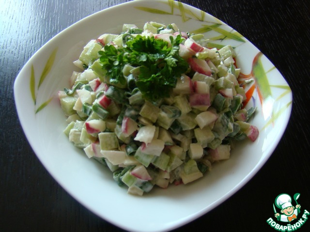 Салат из ревеня