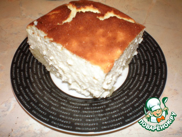 Pie with egg liqueur