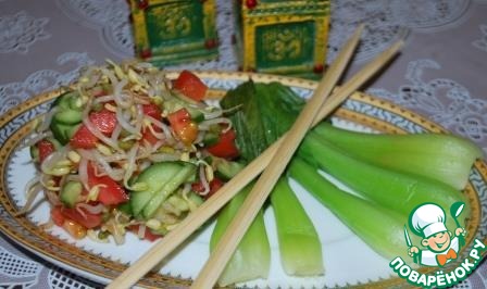 Salad with sprouts Masha