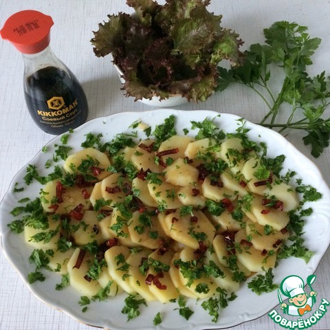 Картофель с перцем чили