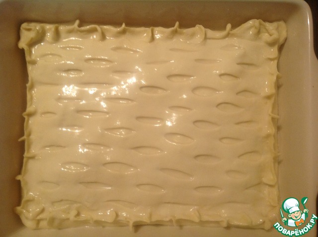 Cabbage pie with cheese