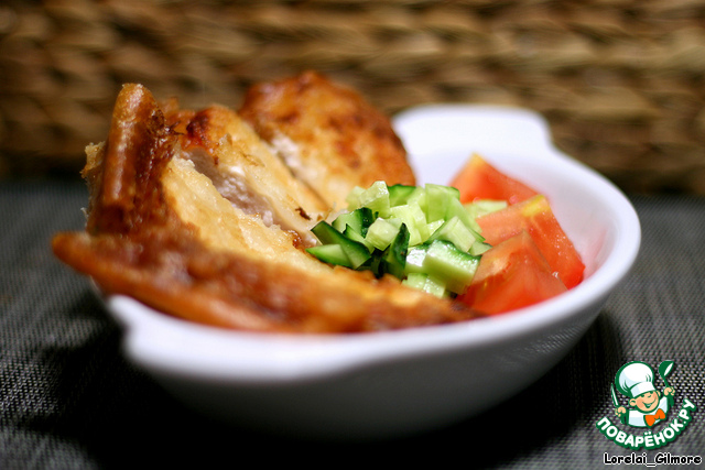 Chicken breast in beer batter