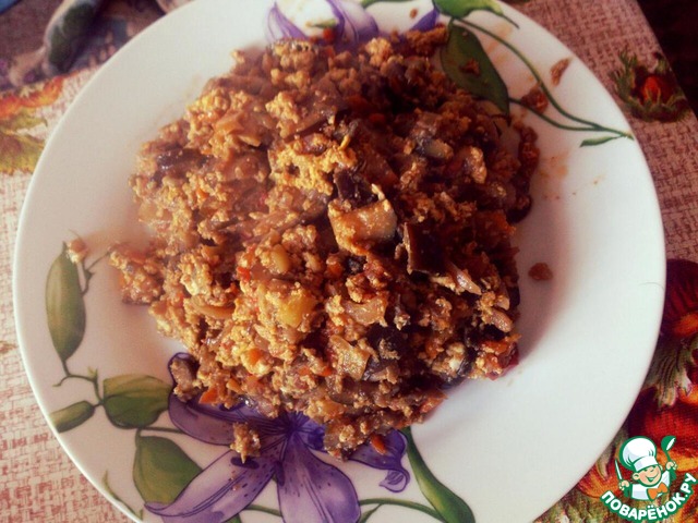 Баклажаны с яйцом