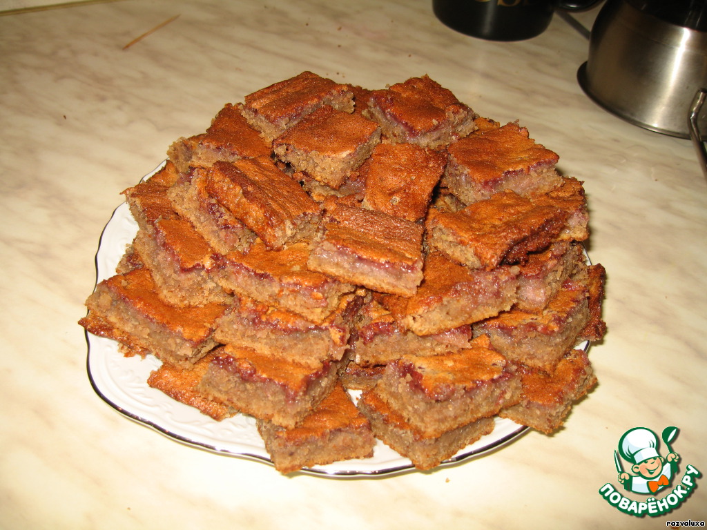 Brownies and jam