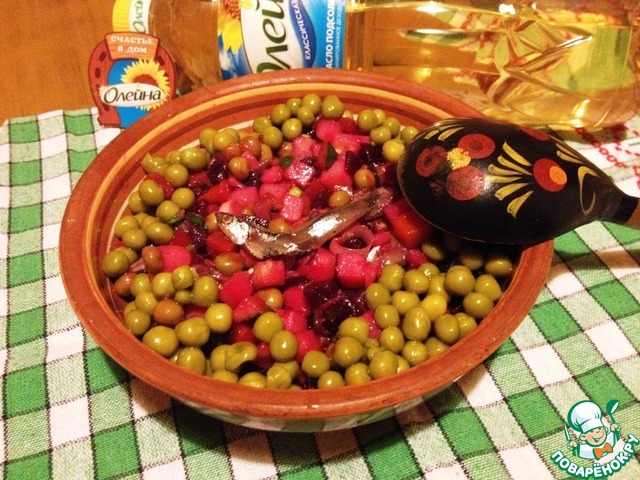 Винегрет с килькой 