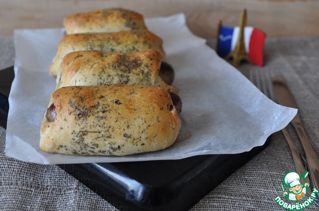 Sausages in the dough from Laura Calder