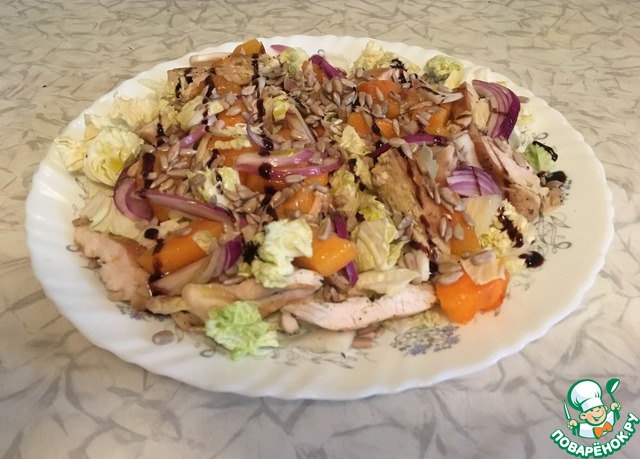 Salad of persimmon, 