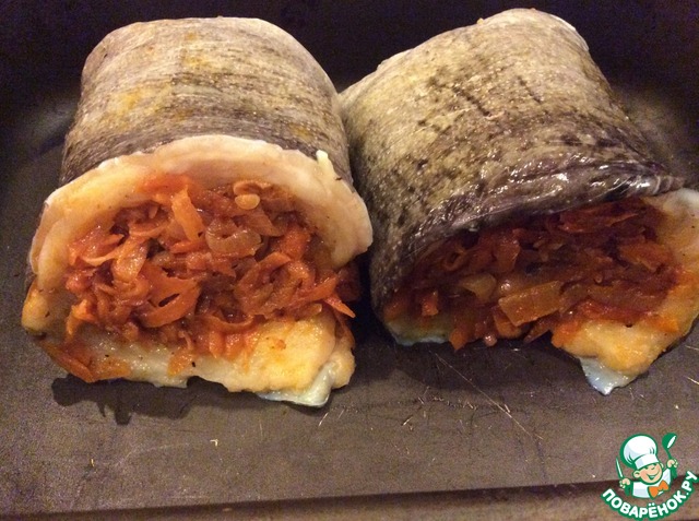 Рулет из белой рыбы