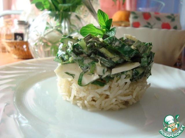 Салат с рисом 