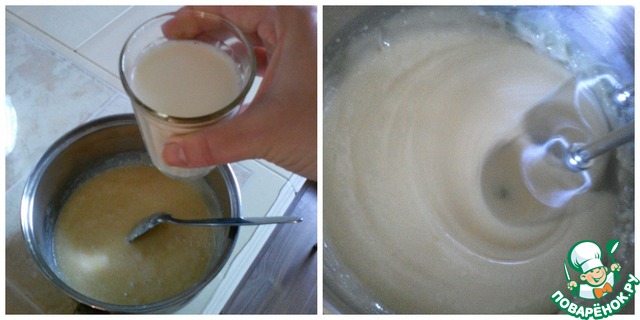 Custard without oil